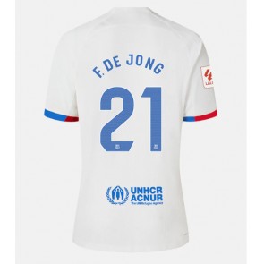 Barcelona Frenkie de Jong #21 Bortatröja 2023-24 Kortärmad